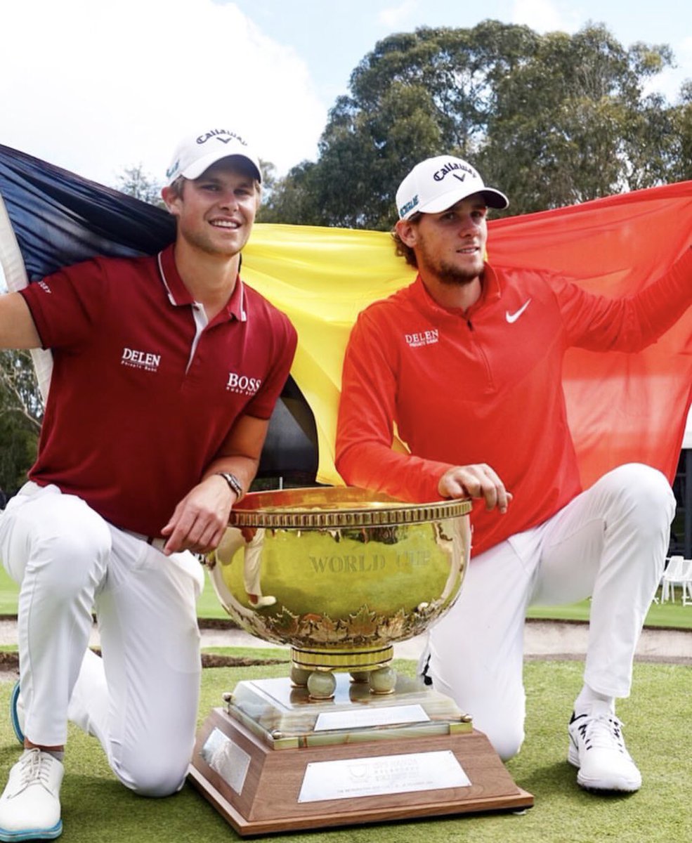 Former <a href="/IlliniMGolf/">Illinois Men’s Golf</a> players  <a href="/tomdetry/">Thomas Detry</a> &amp; <a href="/Thomas_Pieters/">Thomas Pieters</a> win World Cup of Golf today.
