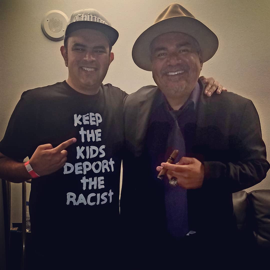 harryruiz's tweet photo. Always a good time hanging out with @georgelopez & hearing some awesome stories. The #ComedyGetDown was awesome! Gracias por todo carnal. #VivaLaRaza https://t.co/kI8eThRrC1