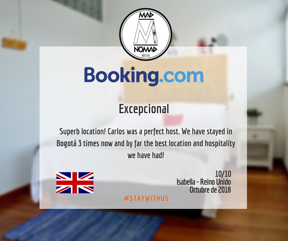 madnomadhostel's tweet photo. Encuentranos en @bookingcom #staywithus #madnomadhostel #nomadlife #zonat #zonarosa #bogota #visitbogota #hostel #trip #travel #colombia https://t.co/REkQfLWaV5