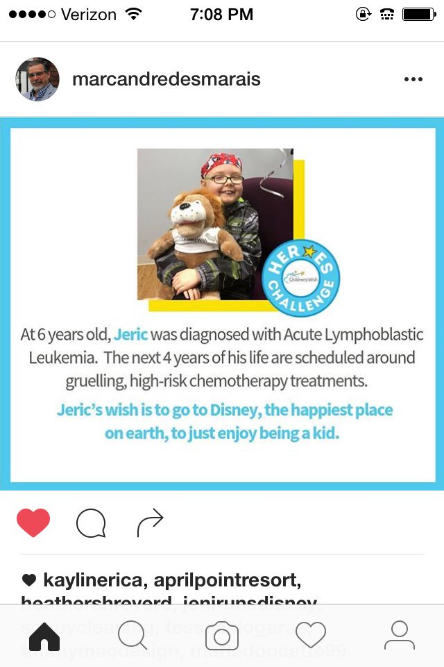 VA cure, not clown/nose#st jCancerScreenWeek makeawishf