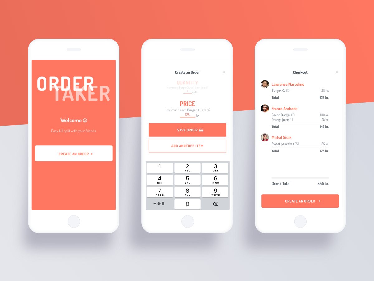 Kaurag1117L's tweet photo. @NativeScript You can now easily split orders with your friends! No more exceed payments and hassle computations. 

Thanks to my buddy @francoandrade for doing an awesome work.

#OrderTaker #Nativescript #UPlabs #NSPlayground #NativescriptUplabsChallenge #ChallengeAccepted https://t.co/u8RyaeWF3k