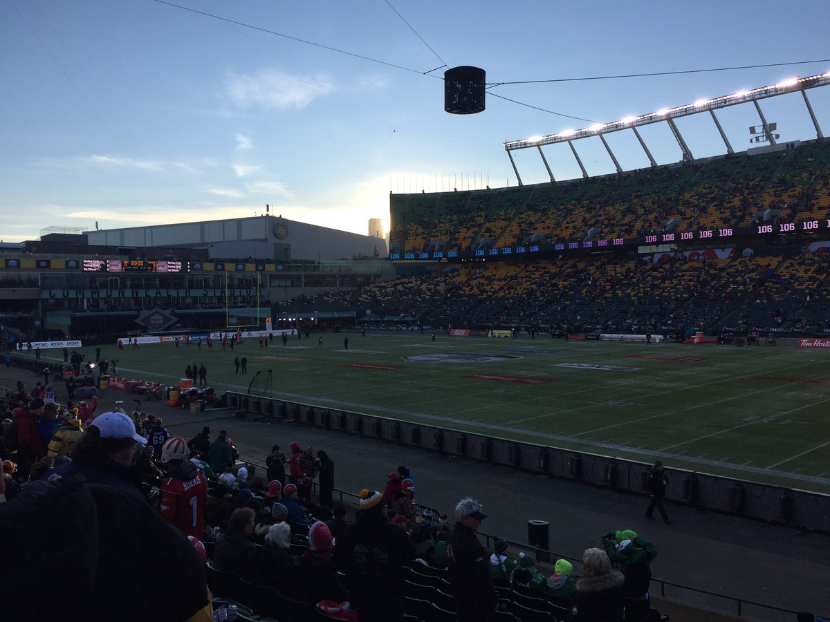 Beautiful day for the Grey Cup, go Ottawa Red Blacks!!! Sorry Calgary fans!!!