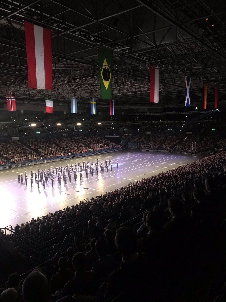 1206SqnATC's tweet photo. Another great @BhamTattoo. @aircadetsmusic once again you smashed it!
Everyone looked really smart and proud on the Arena floor.
Cadets also had a chance to say hello to @RCWalesandWest1 at the end of this afternoons show. #staffswing #whatwedo #proud https://t.co/2X8jFVqlgU