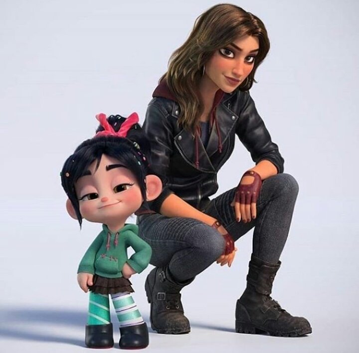 shemjay93's tweet photo. Close enuf! 😊 #RalphBreaksTheInternet #Vanellope #MeetShank https://t.co/em4t7INVOS