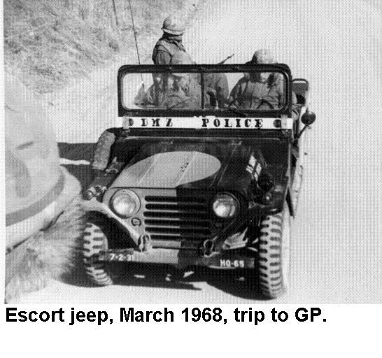 Korean_DMZ_Vets's tweet photo. 1968 - Up on the Z - Escort Jeep following trucks to the GP. 7th Infantry Division was in Korea on the Z from the day the Armistice was signed till 1971.
#dmz #dmzvets #koreandmzvets #dmzwar #dmzconflict #7id #korea #rok #2ndkoreanwar #unknownwar #jeep #vietnamera https://t.co/PBFYzm9jkm