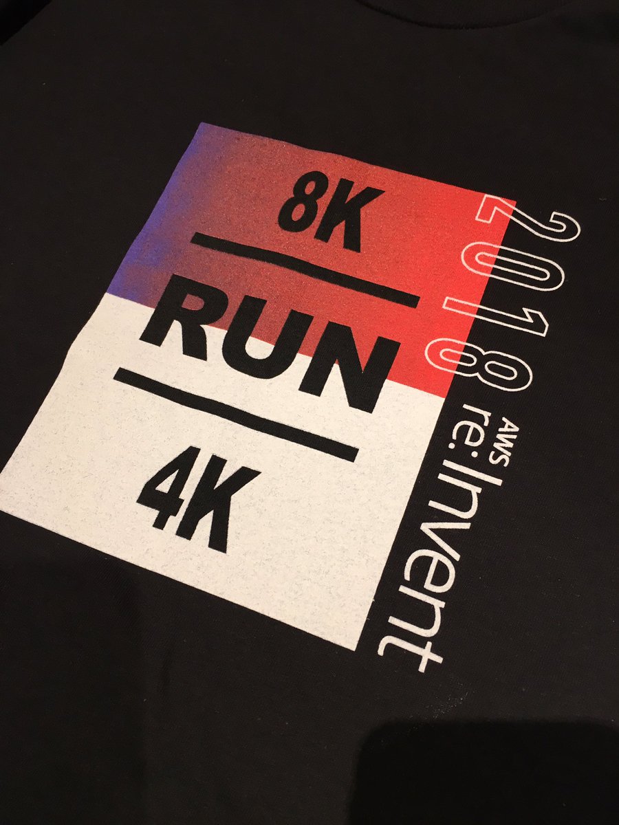 aelsnz's tweet photo. Super excited, another #AWSreInvent about to start! registration complete including 8km fun run registration - early start on tuesday! https://t.co/zlFy8ZNOiE