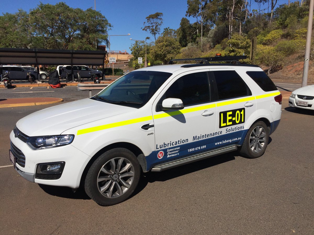 LubengAus's tweet photo. Lubrication Engineers Qld Key Account Manager's vehicle recently had a a mine spec upgrade enabling him to drive onsite at some of our key customers to conduct Lubrication Reliability Audits and Lubrication System Inspections or repairs. #lubrication #reliability #minelubrication https://t.co/EmkZVGZgiL