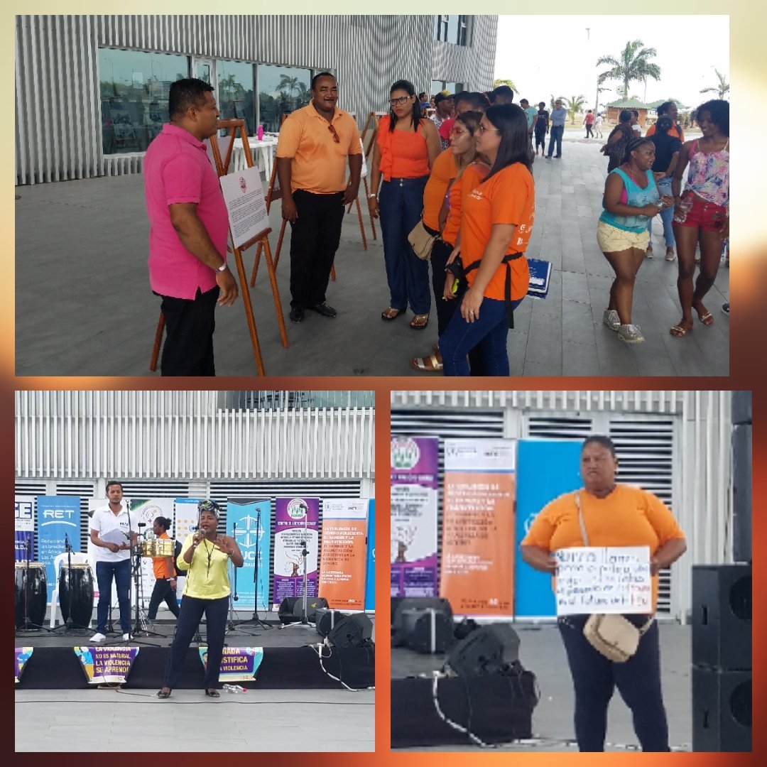 Inclusinsocial3's tweet photo. Dirección De Inclusión Social Municipio de Esmeraldas a través U.T Género Mesa internacional jornada Cultural #Nomasviolenciaalamujer  #VivasNosQueremos https://t.co/2iYlYcTKA6