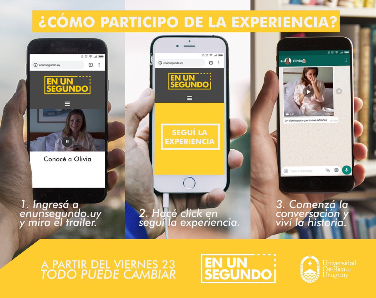 JoaquinBazzano's tweet photo. Todo puede pasar #EnUnSegundo. Excelente proyecto de alumnos de la @UCUoficial. Para vivirlo entrar a https://t.co/gAa1u8G4EN https://t.co/hAdAqLDABB