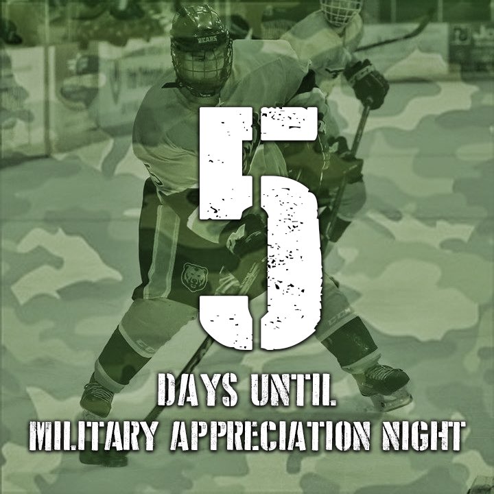*Looks at calendar*

Brain: 
Dont say it  
Dont say it
Dont say it
Dont say it
Dont say it
Dont say it
Dont say it
Dont say it
Dont say it 
Don’t say it

Me: “Military Appreciation Night is in 5 days”