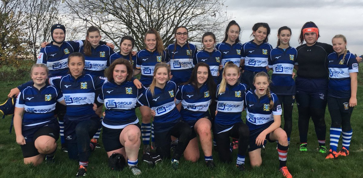 PonteGirlsRUFC's tweet photo. @GroupHES The U15s Girls from @PonteGirlsRUFC thank you for your help in kitting them out in a new playing top #ThisGirlCan @yorkshire_coach @PontandCas @donnydemonsjnrs https://t.co/i0Yf5C2uqw