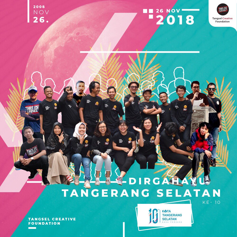 Dirgahayu Kota Tangerang Selatan Ke-10
.
.
Salam sayang selalu,
TCF
#huttangsel10