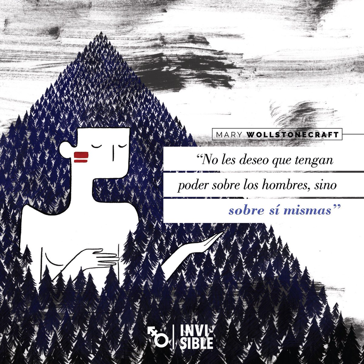 SomosInvisible's tweet photo. No somos la resistencia. Somos la acci��n. La vanguardia. Lo que viene. Somos dueñas de nuestros cuerpos. De nuestros sueños. De nuestra sangre. 
Somos lo que somos porque nos tenemos. Y juntas somos invencibles.
#25N ilustra Flor Kaneshiro. Frase de #marywollstonecraft en #Yeguas https://t.co/iIDgHHm71A