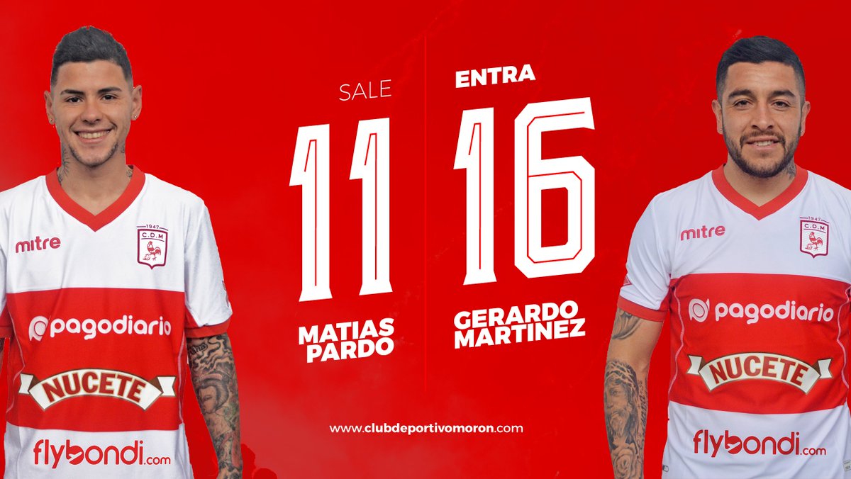 depmoronoficial's tweet photo. #INSXMOR | '37 Segundo cambio en #Morón
#Instituto 0 - 2 #Morón
#JuegaMorón ❤️ https://t.co/vdbou870k9