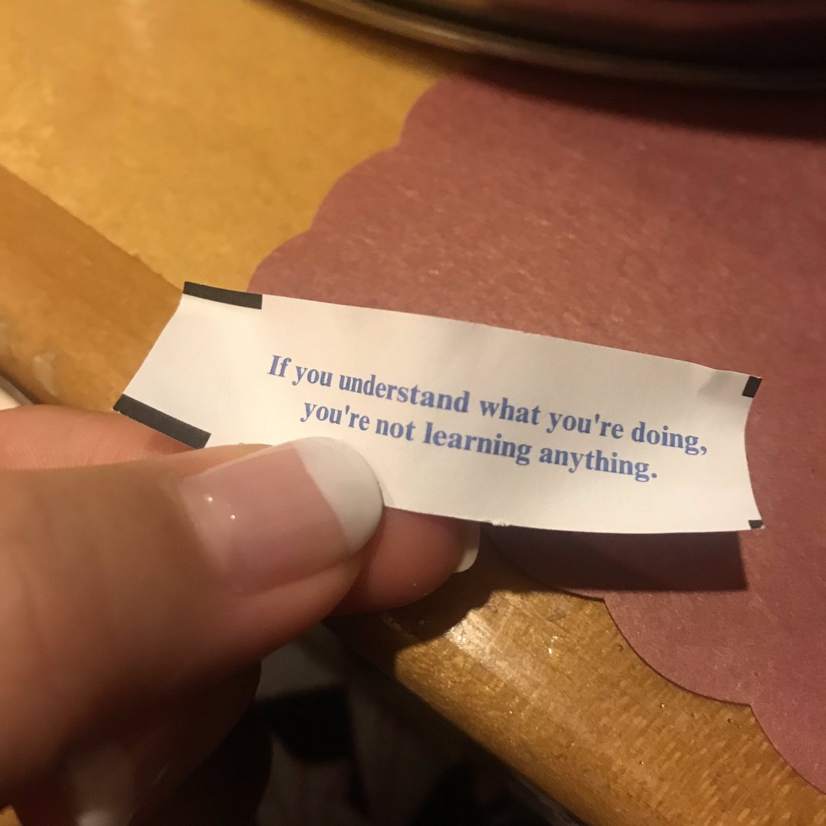 ladyleet's tweet photo. Wise words. https://t.co/tfJMErVY8U