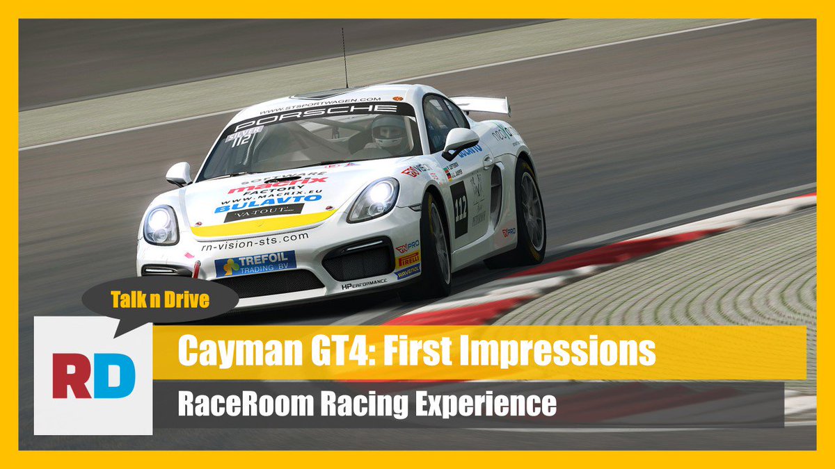 RaceDepartment's tweet photo. Hey guys, tune in to our Twitch TV channel tomorrow (26/11) from 18:30GMT to catch our 3 part #talkndrive series about the 3 new @raceroom GT4 cars! The aim, to give our impressions from a sim racer POV... #raceroom #gt4
https://t.co/Lxshjr8kod https://t.co/zIb5pBhYEW