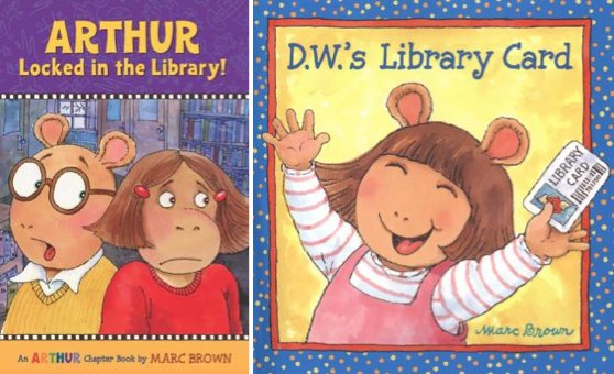  Having fun isn t hard when you ve got a library card. Happy Birthday, Marc Brown!  