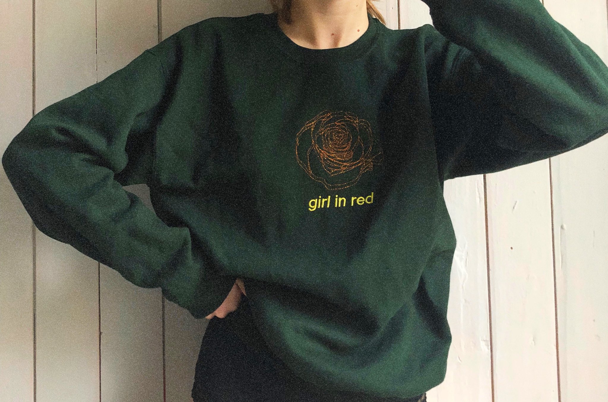 girls in red merch