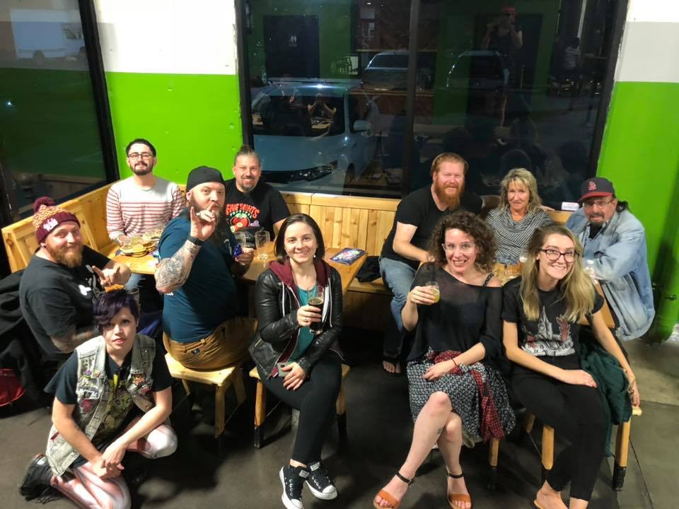 JennaRambles's tweet photo. Continuing #Dcon spam with @Cluttermagazine fam!
I was super lucky to be included in the airbnb arrangements with this fantastically fun group of people. Couldnt have picked better people to spend busy days and silly ass drinking nights with 🤟😆🍻
#Designercon2018 #ToyFam https://t.co/7YSQRw6MRT