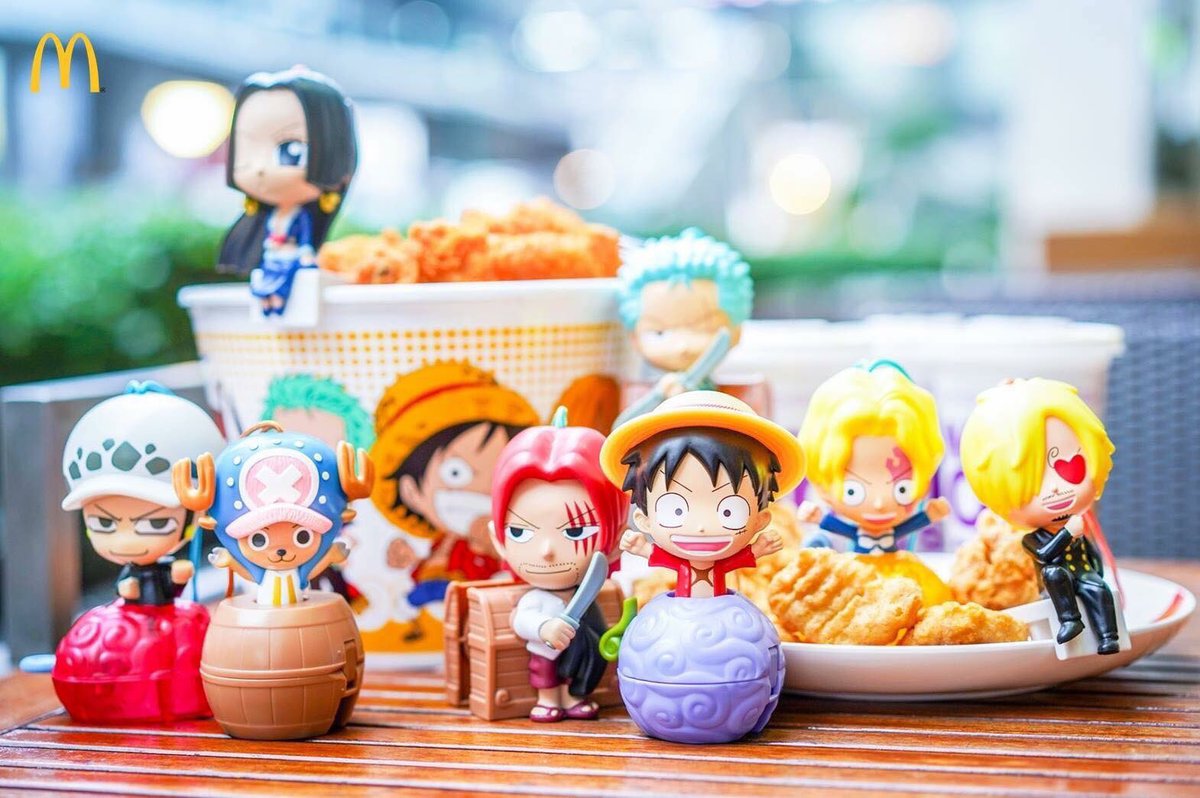 SS_AceAce's tweet photo. one piece happy meal mcdonald
◾️เซต #วันพีช 8ตัว1400◾️
🔻#ลูฟี่ / #แชงคูส / #โบอา / #ลอว์ 250🔺
🔹#ซันจิ / #โซโล / #ซาโบ้ / #ช็อปเปอร์ 200🔹
#วันพีซ #แซงค์ #แชงคูส #แซงคูส #onepiece #แมคโดนัลด์ #McDonalds⁠ ⁠⁠ ⁠⁠ ⁠ #ซาโบ #หมวกฟาง https://t.co/PcsPNZKDc1