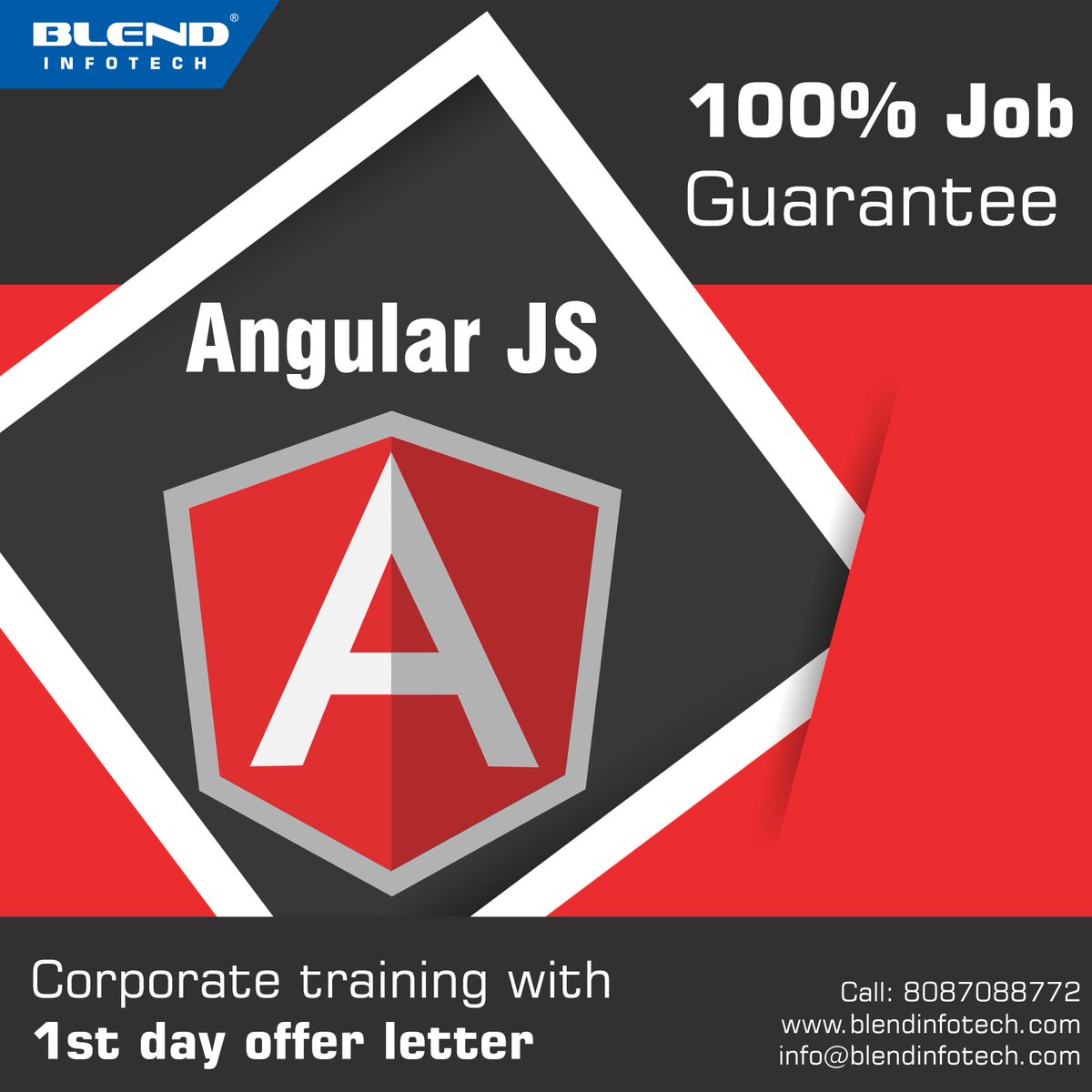 BlendInfotech's tweet image. @BlendInfotech info tech Training Institute is the Best #Angularjs Training Institute in Pune with Real-Time Training and Live Projects. #bestpythonclassesinpune
#angularjsinstitute
#webdevelopmentcourseindia
#angularjsclassesinaundh
#perlscriptingclassesinpune
#angularjs