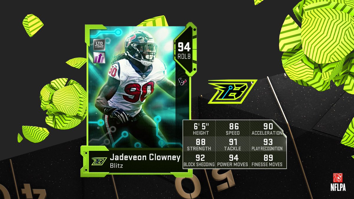 LTD Todd Gurley is out of packs and the LAST LTD Blitz Player Jadeveon Clowney is in packs for a Limited Time! #BLITZ