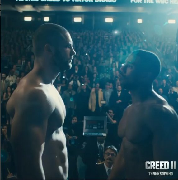 KevinDBenton's tweet photo. I am just as excited about spotting myself in the background of a scene in @creedmovie 2 as I get when my face takes up the entire BIG screen when I have a principal role. I am grateful for every Acting opportunity and I don't take any of them for granted! Awesome movie!!#CREEDll https://t.co/Tjh7WAYsYl