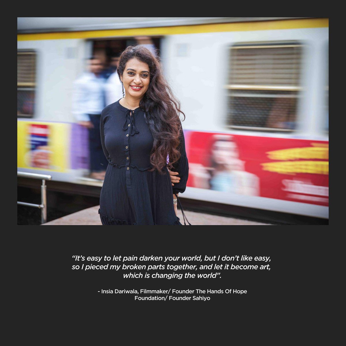 bola_india's tweet image. #endtheisolation @insia_dariwala on turning her pain into art! #16DaysOfActivism #StopCSA