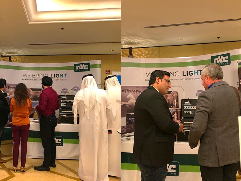 Great start at the 3rd Annual #dubaigreenhotel Innovation Summit in Dubai for <a href="/NVC_Lighting/">NVC Lighting</a> team. Come and meet us today and tomorrow to discover more about our Hotel Downlights and much much more. #WEBRINGLIGHT #HOTELDOWNLIGHTS