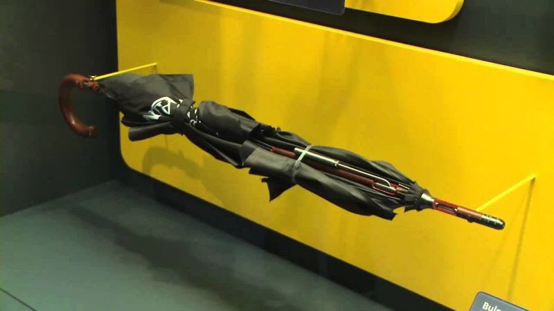 walrusweaponry's tweet photo. The Bulgarian Umbrella, developed by the Bulgarian Secret Service and the KGB, used against Georgi Markov. The umbrella has a tiny gun that shot a ricin pellet. Markov felt that it was only a bee sting, but he died three days after the shot. #HIS125005F18 #armed2theteeth https://t.co/S4MqkZ0zao