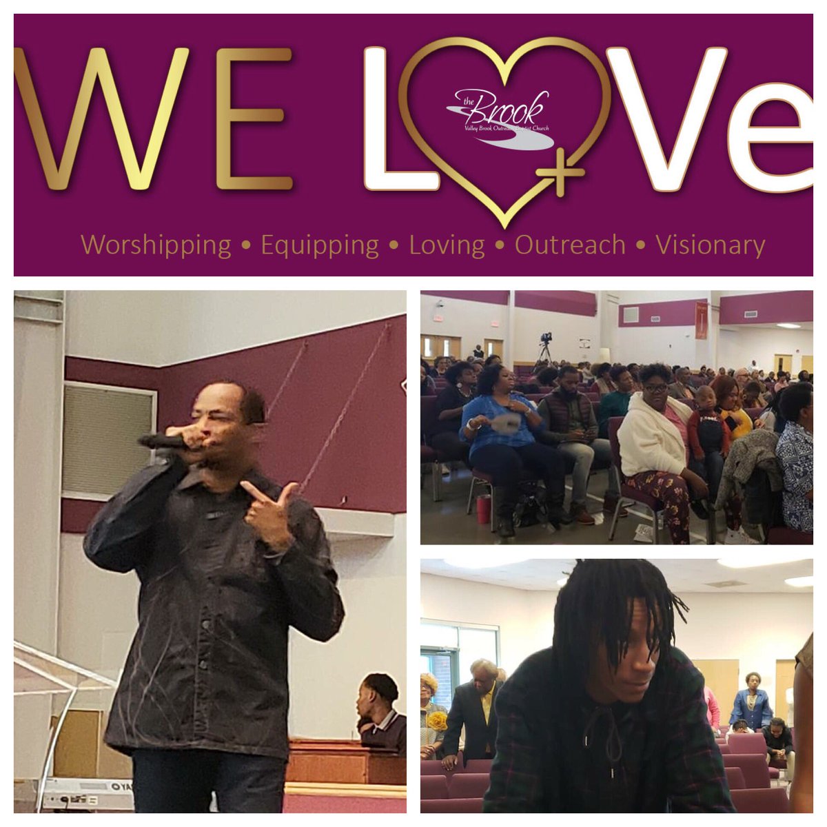 ValleyBrookOBC's tweet photo. Check out photos during #WELOVeWorship
#WELOVe ❤️
#WeAreIMPACT
#SpirituallyFocusedAndSociallyEngaged
#VBIMPACT https://t.co/6UZTUSLadB