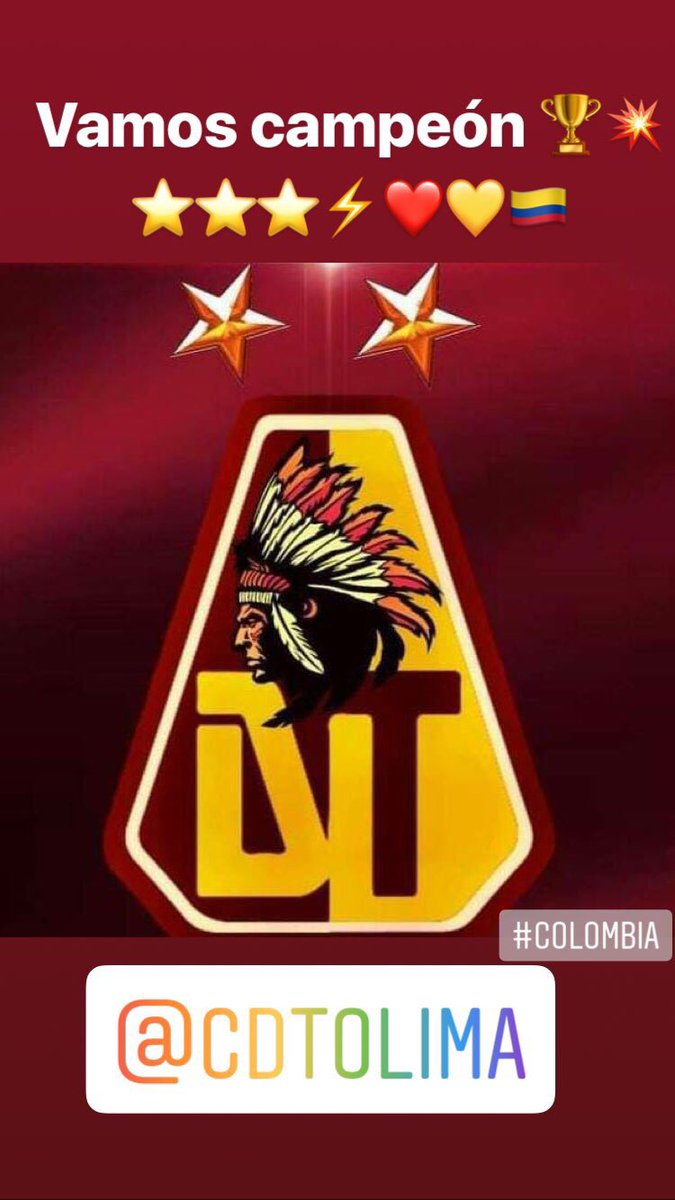 SebasTianToroG's tweet photo. ❤️💛TOLIMA⭐️⭐️⭐️🏆🎉 @cdtolima https://t.co/eereY5iaDl