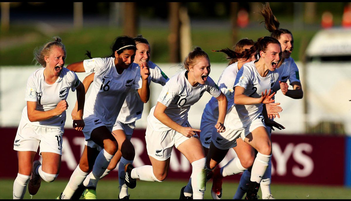 nzofc's tweet photo. Saturday, November 24: Our girls won the victory at Alberto Supicci Stadium against @jfa_en. 🇯🇵 Fortunately defeated in penal 4-3. We advance to the Semi-finals in @FIFAWorldCup #U17WWC! 🏆#AllWhites https://t.co/k6gUWsQ7f9