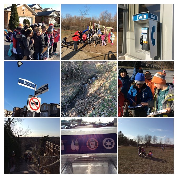 FrancaGenco's tweet image. Fantastic Fives's on their 1st Math Trail on a fabulous Friday afternoon.
The surface area of one rectangle of the sidewalk = 30 students! @TDSBmath411 @LC3_TDSB @JpsTdsb #mathtrail #mathiseverywhere #matinourlives!