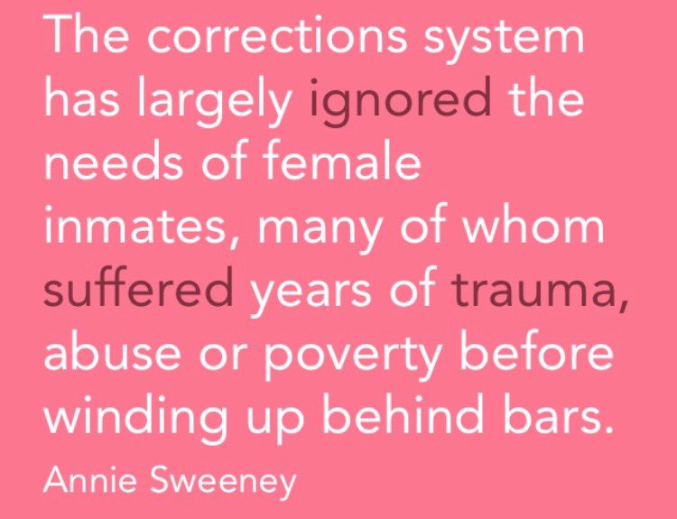 _incarceration_'s tweet photo. An excerpt from Annie Sweeney’s “'Prison is not where women need to be': All-female task force wants to cut Illinois’ female prison population in half” in the Chicago Tribune. https://t.co/4cdaOx5MzE