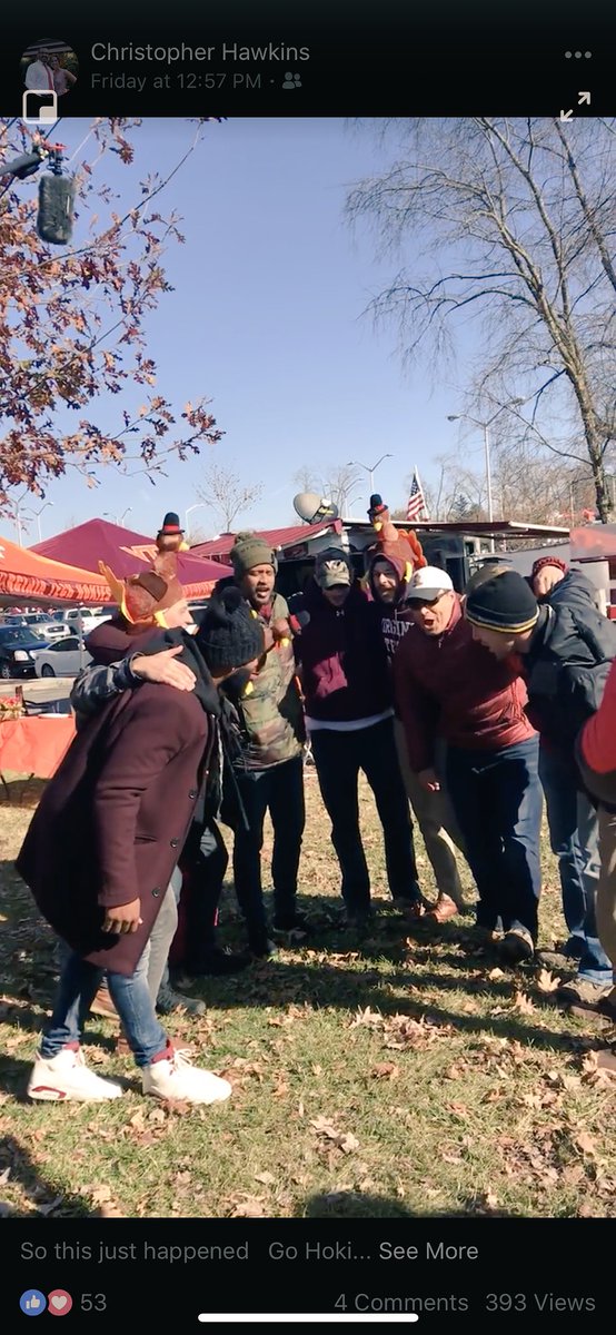 Appreciate <a href="/DeAngeloHall23/">OG aka CAPTAIN 23</a> and @BrendenHill for spending some time with us before the <a href="/CommonwlthCup/">Commonwealth Cup</a> Friday! Go #Hokies! #15straight