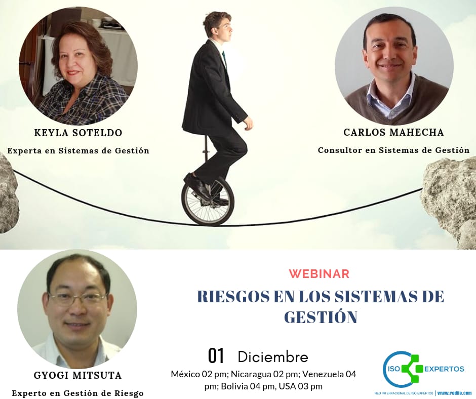 Academiadeconf's tweet photo. Están cordialmente invitados a participar en este #Webinar sobre #Riesgos en #SistemasdeGestion dónde estará participando nuestro estimado socio y facilitador @gmitsuta https://t.co/s4bo1tWRKr