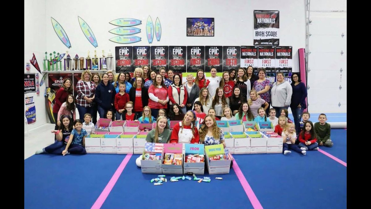 ShoreprideS's tweet photo. What a FANTASTIC day at Shore Pride! Thanks to our Shore Pride families and other families &amp; friends that donated to help us pack up 40 boxes to send to our troops overseas for the holidays! THANK YOU to everyone for your support! 💙🇺🇸❤️ #supportourtroops #shorepridestrong https://t.co/zknOy1RyoM