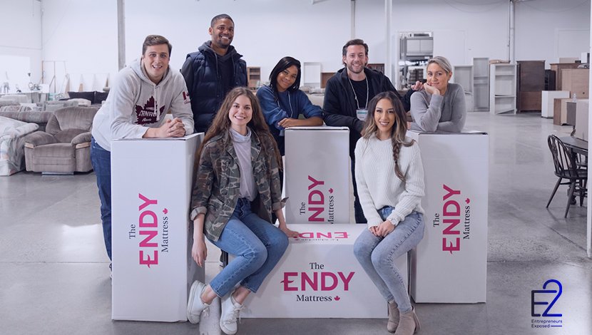 e2podcastto's tweet photo. In our latest episode we chat with Mike Gettis, CEO and co-founder of Canadian company @EndySleep and learn about how they're revolutionizing the mattress game. Listen here --> https://t.co/epK42pzcNb   #entrepreneurship #cdnbiz #torontobusiness #startup #SleepNorth #MadeInCanada https://t.co/5XhIiaWuwz