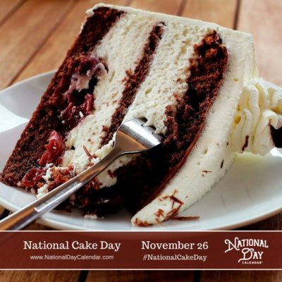 NationalDayCal's tweet photo. November 26, 2018 – NATIONAL CAKE DAY – CYBER MONDAY https://t.co/yD9mfwxxIY https://t.co/CWFfFCIksd