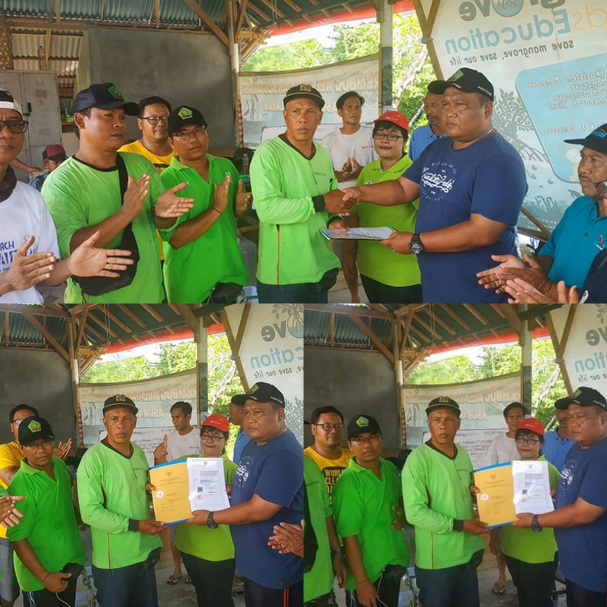 CitrawatiAgung's tweet photo. Giat 4, minggu 25 Nop 2018 ... Penyerahan Badan Hukum kepada KUB Simbar Segara Desa Pemogan Denpasar
#savenelayan
@kkpgoid
@djpt_kkp
@HumasDenpasar
@DenpasarKota
@RaiMantra
@MarineCulture https://t.co/0HsOZQjnbJ