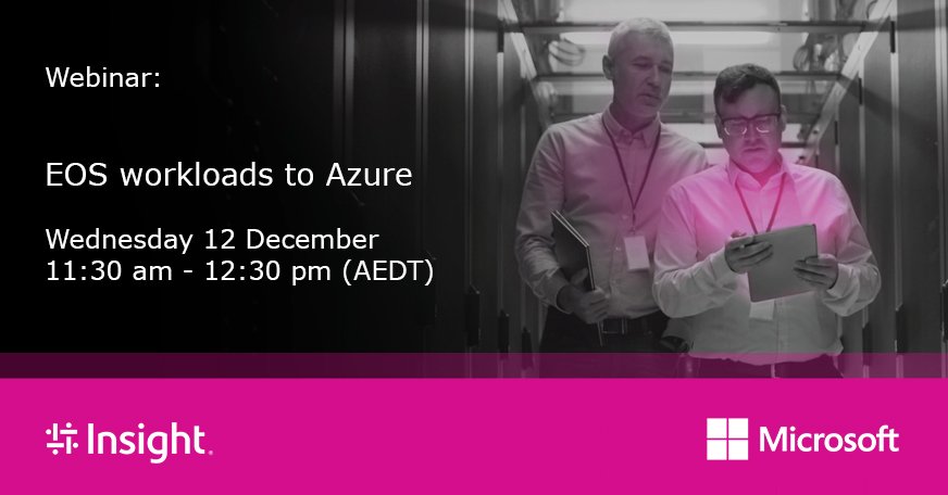Looking to modernise workloads to #Azure? Attend our upcoming webinar and learn about our recommended approach to End-of-Support #modernisation &amp; #migration. ms.spr.ly/6018rhT5G