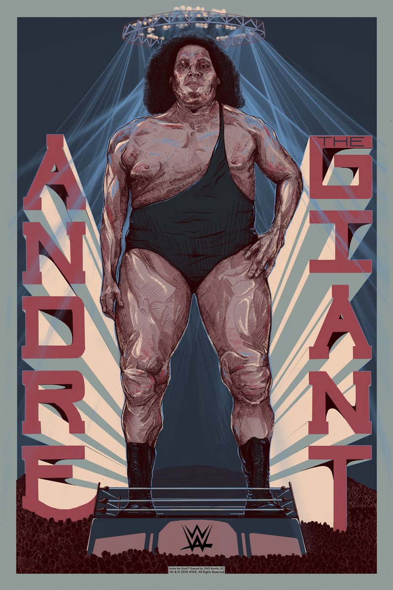 André the Giant - 24x36 inches <a href="/Galleries1988/">Gallery1988</a> #giant #screenprint #illustration #handmade #prints #artistsoninstagram #posterdesign #artprint #wwe #gallery #handdrawn #posterart #limitededition