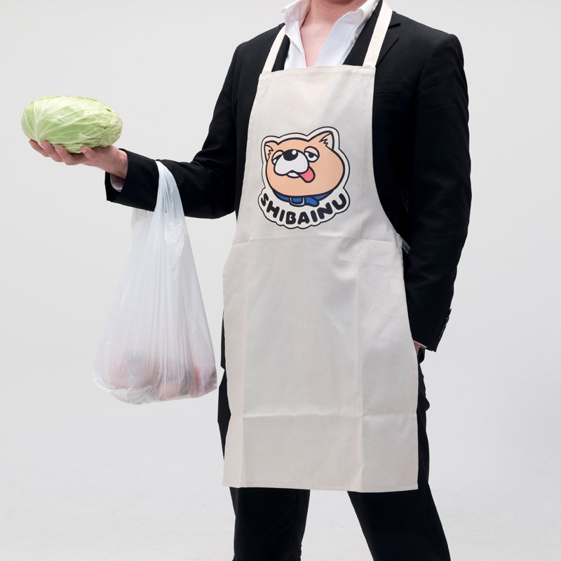 くらげバンチ 公式 On Twitter 新商品情報 極主夫道 Shibainuエプロン 好評販売中です 撮影に使ったキャベツ その他含め は 朝走って編集部近くのスーパーで買ってきました 1玉100円じゃなかった 特売じゃないから ご購入はこちらから Https T Co