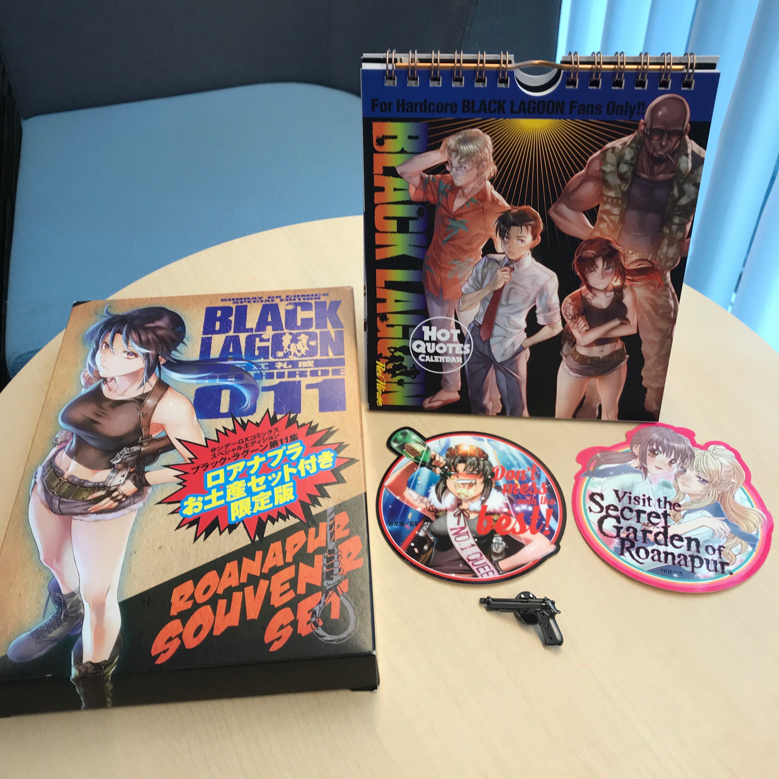 ブラックラグーン　画集　公式ブック　日めくりカレンダー　セット サンデーGX編集部 on X: 