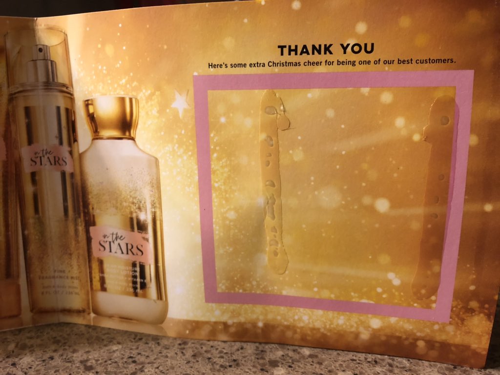 justjump3day's tweet photo. @BathandBodyWorks I bet this was a great coupon...too bad mine didn’t make it. ☹️#mailtheft #christmasspirit https://t.co/nOsZeASBo1