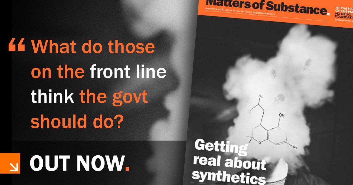 nzdrug's tweet photo. [New] Far, far removed from REAL cannabis. Why are people still dying from synthetics? Our latest #mattersofsubstance cover story by @NaomiArnold is all about finding answers @nzdrug/MoS-getting-real https://t.co/DPqv4t9kww