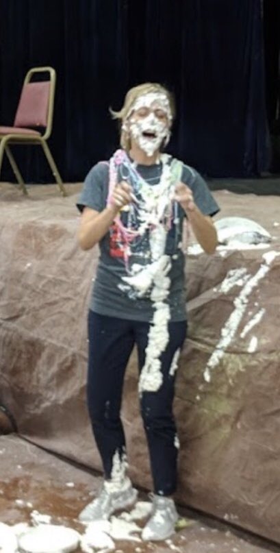 RenaeTorborg's tweet photo. @CSCOE_MN Mrs. Rodgers of Epiphany was a great sport and let the kids silly string and pie face her for a fundraiser!   She also made first communion a huge focus in 2nd grade!   We love her!   Please choose her to be #teacherofthemonth https://t.co/qOOajBPWOH