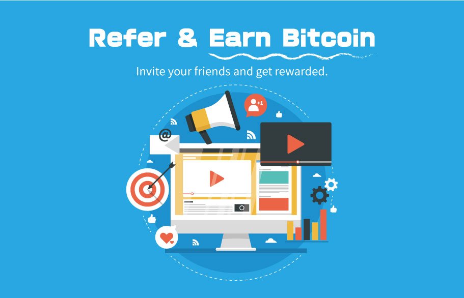Earn bitcoin by referring Earn bitcoin by referring
