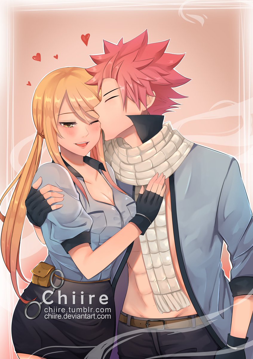Natsu and Lucy half body commission. The outfit is from the new Fairy Tail spinoff.
#Nalu #FairyTail